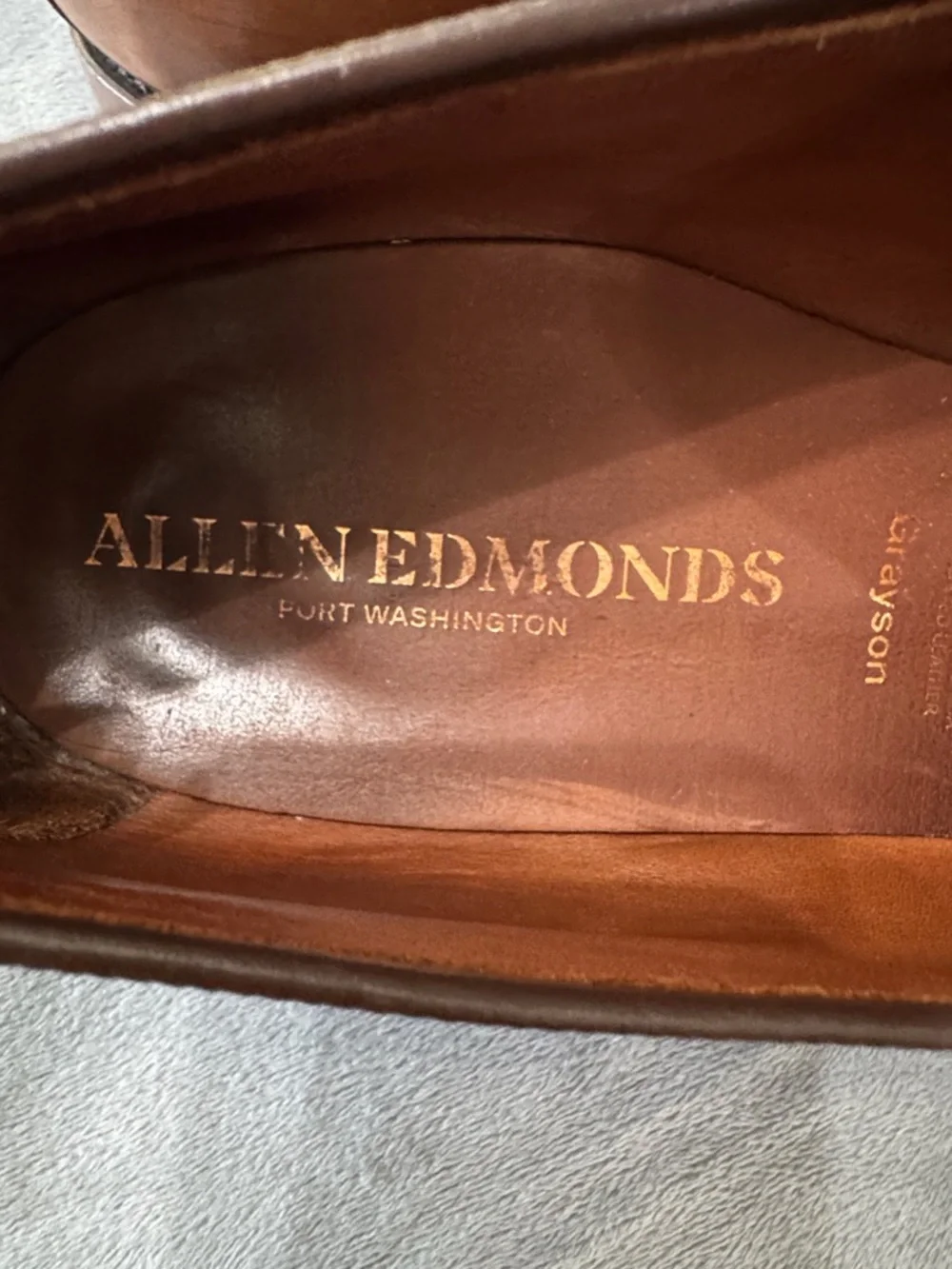 Allen Edmonds Chestnut Leather Tassel Loafers